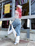 "READY FEST" LUX denim pants P7902 - blue
